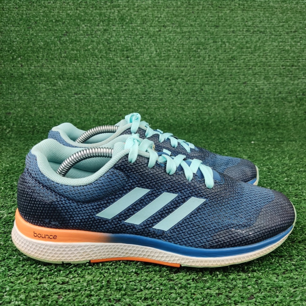 Adidas Running Shoes Womens‎ 6.5 Blue Mana Bounce B39023 Athletic Sneakers